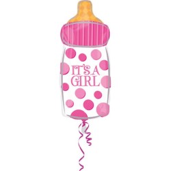 Baby Baby Girl Bottle Girl Bottle, Foil Balloon 58 cm