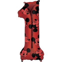 Disney Mickey Red fólia lufi 1-es 66 cm