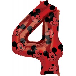 Disney Mickey Red f√≥lia lufi 4-es 66 cm