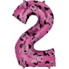 Disney Minnie  Pink foil balloon number 2, 66 cm