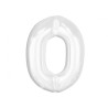 Number B&C White White Number 0 Foil Balloon 92 cm