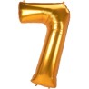 Number Gold, Gold number 7 foil balloon 134 cm