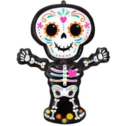 Halloween Day of the Dead foil balloon 86 cm