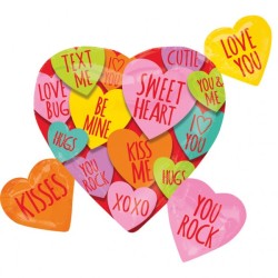 Heart Heart, Foil Balloon 68 cm