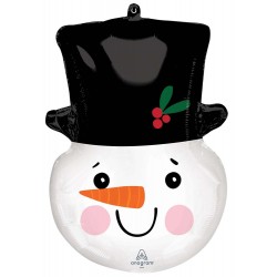 Christmas Snowman foil balloon 58 cm