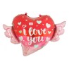 Love I love You Wings foil balloon 68 cm