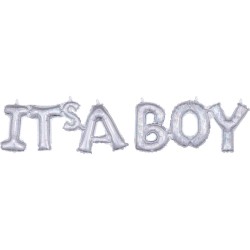 Baby It's A Boy holographic foil balloon 50 cm