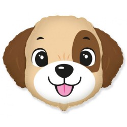 Dog Brown foil balloon 80 cm (WP)