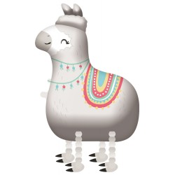 Llama walking foil balloon 93 cm