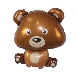 Ballon en aluminium Teddy Brown B√§r 60 cm