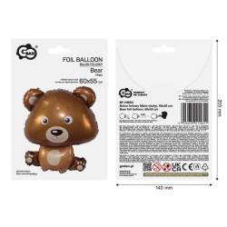 Teddy Bear Brown foil balloon 60 cm