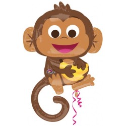 Monkey Happy foil balloon 91 cm