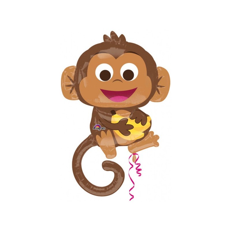 Monkey Happy foil balloon 91 cm