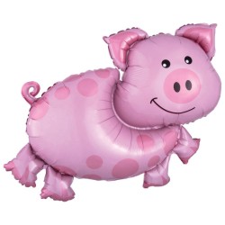 Ballon aluminium cochon 89 cm