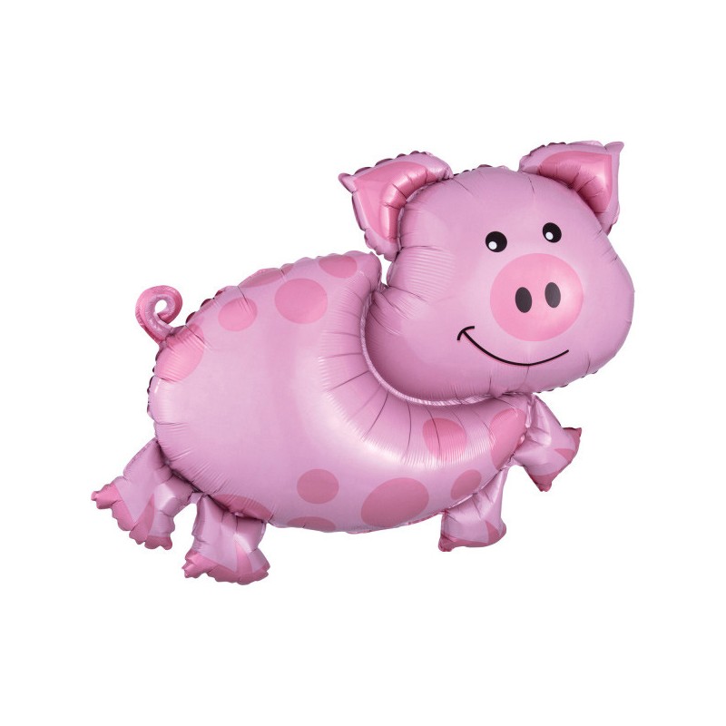 Ballon aluminium cochon 89 cm