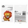 Ballon aluminium animaux lion 66 cm