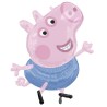 Ballon en aluminium bleu Peppa Pig 61 cm