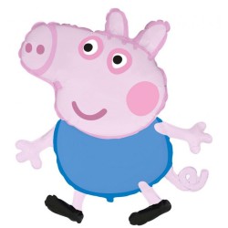 Ballon en aluminium bleu Peppa Pig 61 cm (WP)