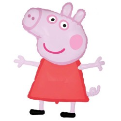 Ballon en aluminium rouge Peppa Pig 61 cm (WP)