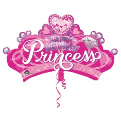 Princess Princess Crown Princess Foil Balloon 81 cm