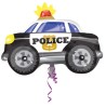 Ballon aluminium voiture de police 60 cm