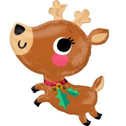 Christmas Reindeer Foil Balloon 76 cm