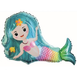 Mermaid Lazy foil balloon 66 cm