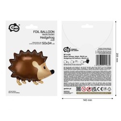 Animals Smile Hedgehog Foil Balloon 50 cm