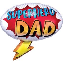 Father Superhero Dad foil balloon 68 cm