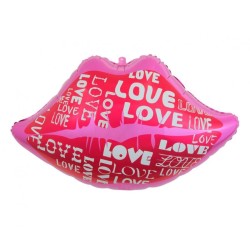 Love Lips and Love foil balloon 62 cm