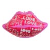 Love Lips and Love foil balloon 62 cm