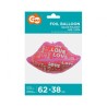 Love Lips and Love foil balloon 62 cm