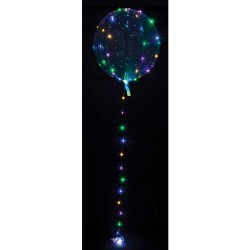 Colour Glowing LED Balloon, Transparent