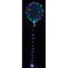 Colour Glowing LED Balloon, Transparent