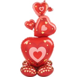 Love Heart AirLoonz Giant Foil Balloon 139 cm