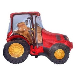 Tractor Red foil balloon 61 cm (WP)