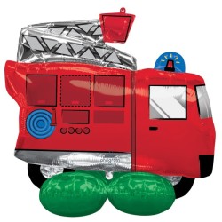 Ballon géant en aluminium Fire Engine AirLoonz 106 cm