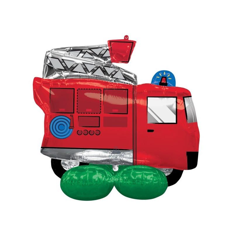 Fire Truck AirLoonz giant foil balloon 106 cm