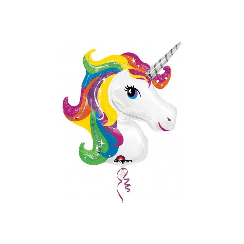 Unicorn foil balloon 83 cm