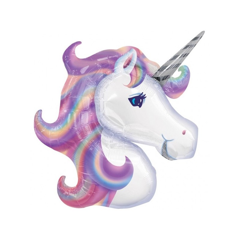 Ballon aluminium licorne 83 cm