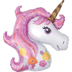 Ballon aluminium licorne 83 cm