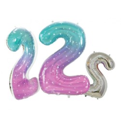 Number Space Space number 2 foil balloon 78 cm