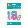 Number Space, Number 8 foil balloon 78 cm