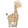 Ballon aluminium Animaux de la jungle Girafes 106 cm