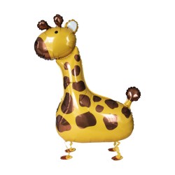 Ballon aluminium Girafe Jungle 109 cm