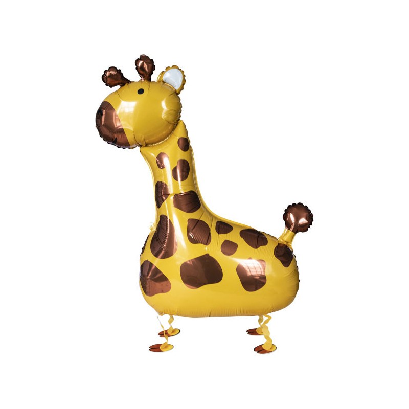 Giraffe Jungle walking foil balloon 109 cm