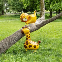 Ballon aluminium Girafe Jungle 109 cm