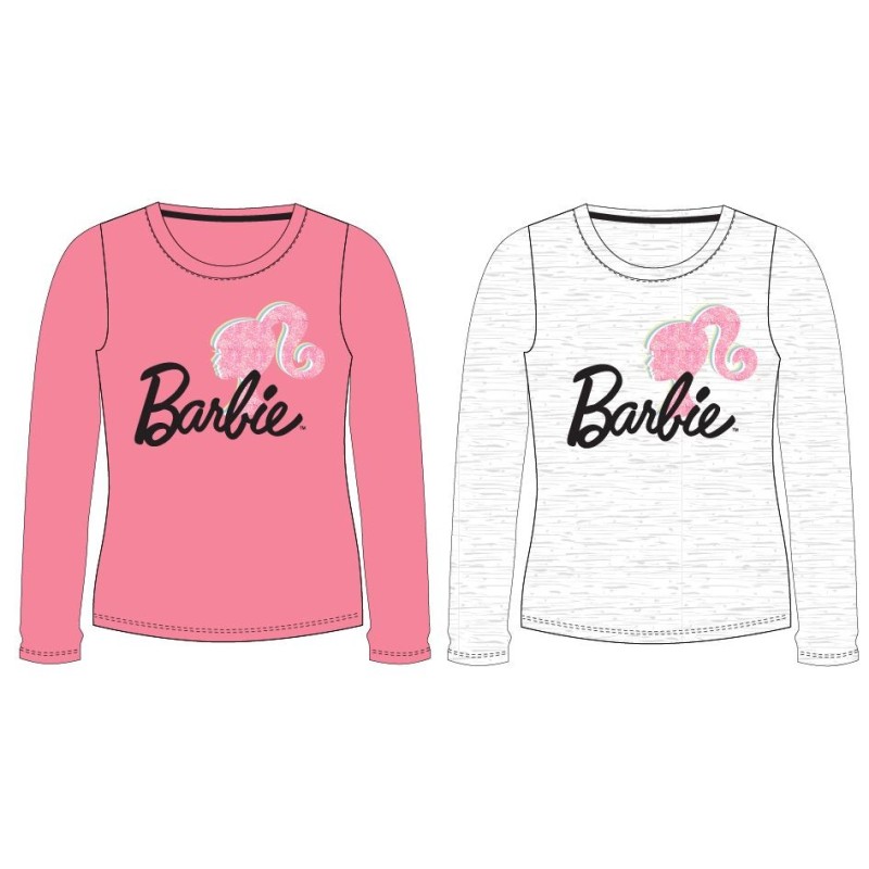 T-shirt à manches longues pour enfants Barbie 104-134 cm