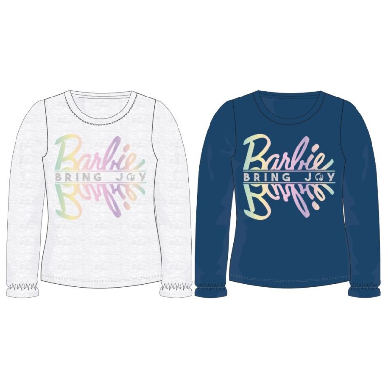 T-shirt à manches longues pour enfants Barbie Joy 104-134 cm