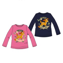 T-shirt à manches longues Disney Bambi Nature pour enfants de 3 à 6 ans